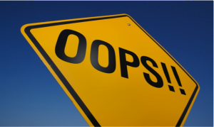 Oops sign
